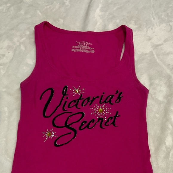 Rare Victoria's Secret Vintage Fuchsia Tank Top - Picture 7 of 7